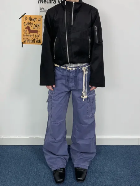 Carhartt Work In Progress Cargo Pants Indigo Wash - 2