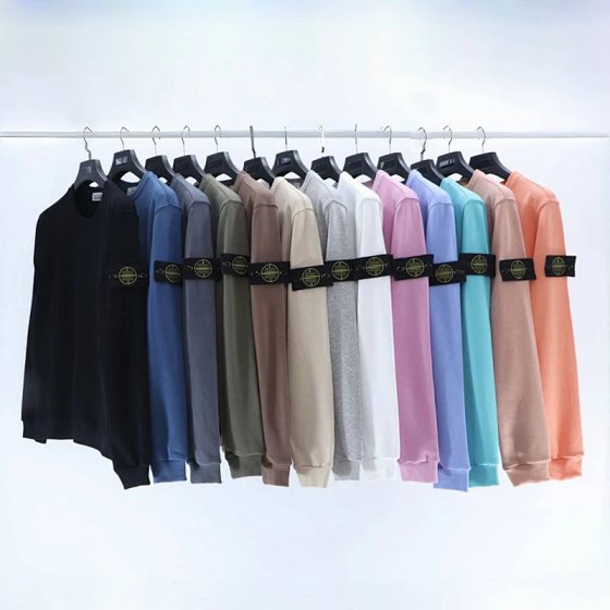 Cross border STONE 24SS Stone Compass Badge Basic Edition Hoodie Functional Casual Men's and Women's Round Neck Hoodie Island