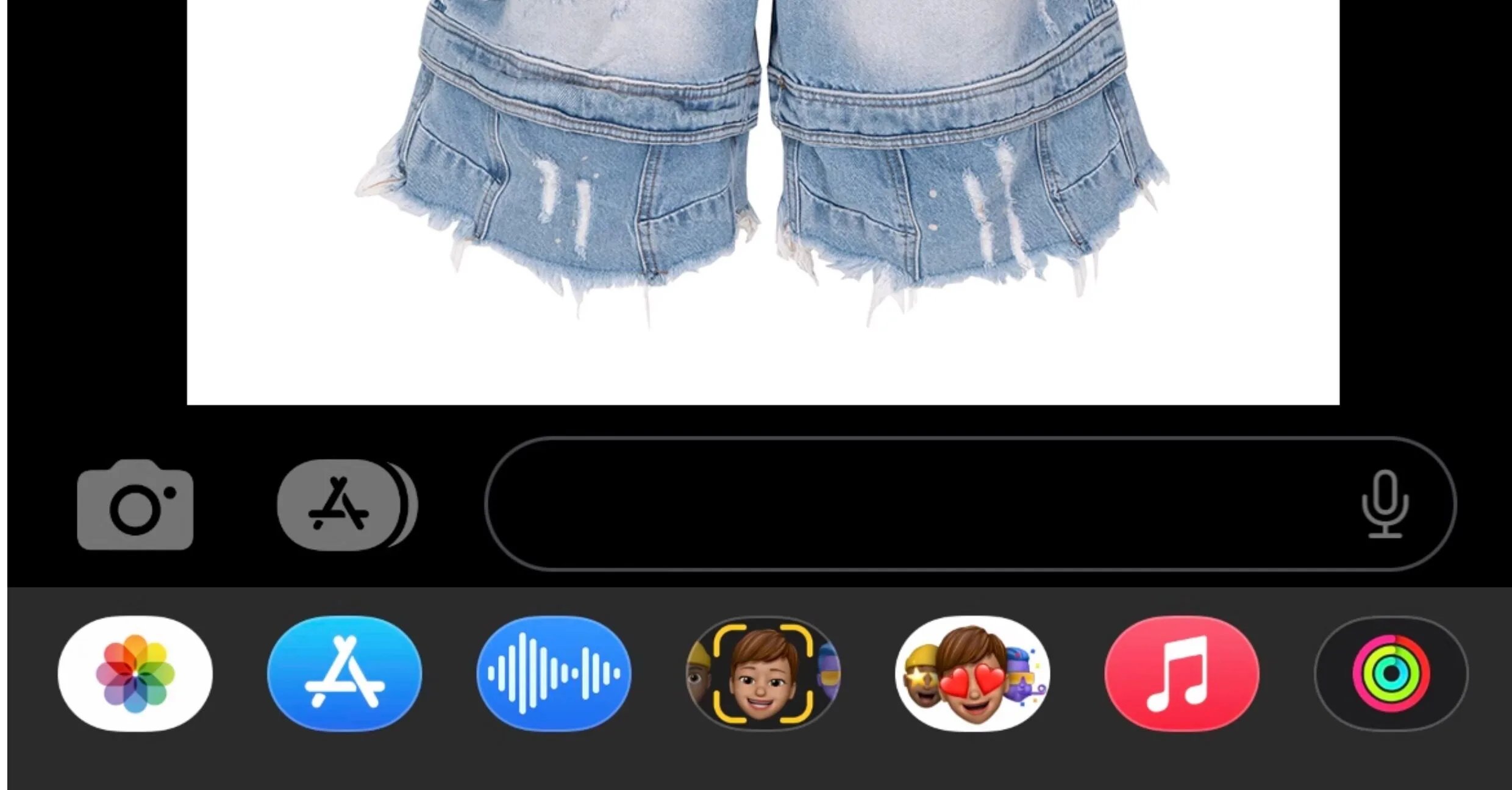Design Distressed Oversized Cargo Denim Shorts Black - 8