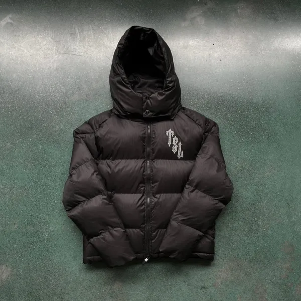 Trapstar Light Blue Puffer Hooded Jacket Down Jacket - 12