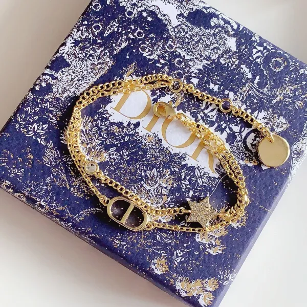 Dior CD Icon Star Charm Gold-Plated Bracelet - 2