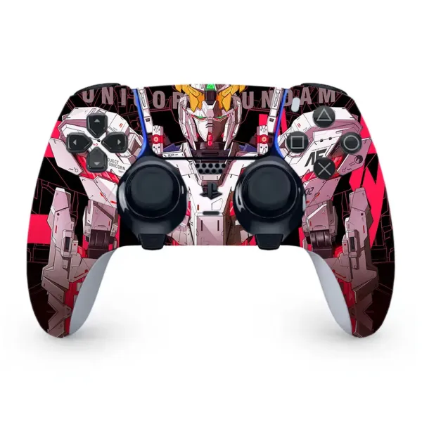 Design Gundam Unicorn PS5 Controller Skin Multicolor Electronics - 1