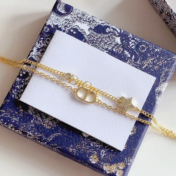 Dior CD Icon Star Charm Gold-Plated Bracelet - 4