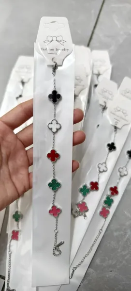Design Fashion Jewelry Clover Charm Bracelet Multicolor Bracelets Jewelry - 1