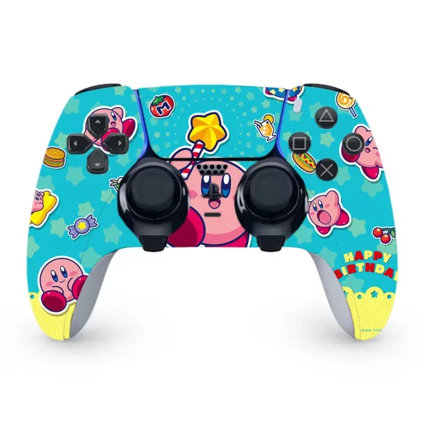 Design Kirby Birthday Theme PlayStation 5 DualSense Controller Skin Electronics - 1