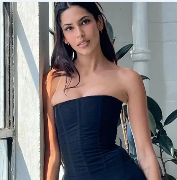 Design Strapless Corset Dress Black - 1