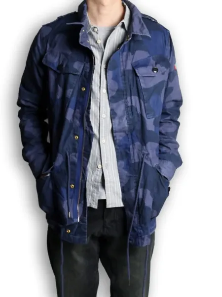 C.P. Company M-51 Field Jacket Blue Camo Outerwear - 2