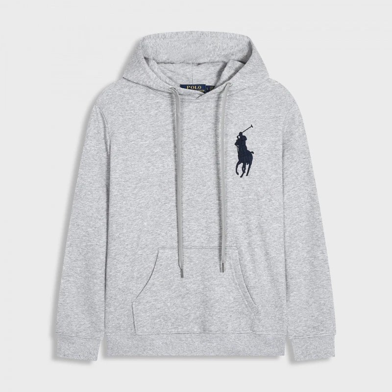 Polo Ralph Lauren Hoodie Pony Logo Grey