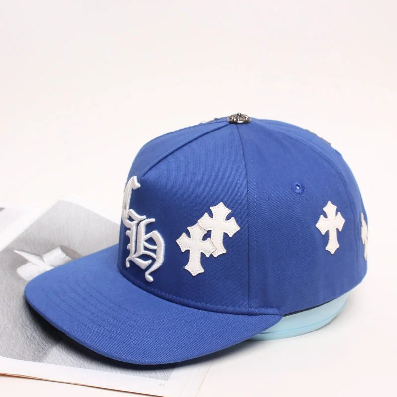 Chrome Hearts CH Cross Snapback Cap Green Baseball Cap - 4