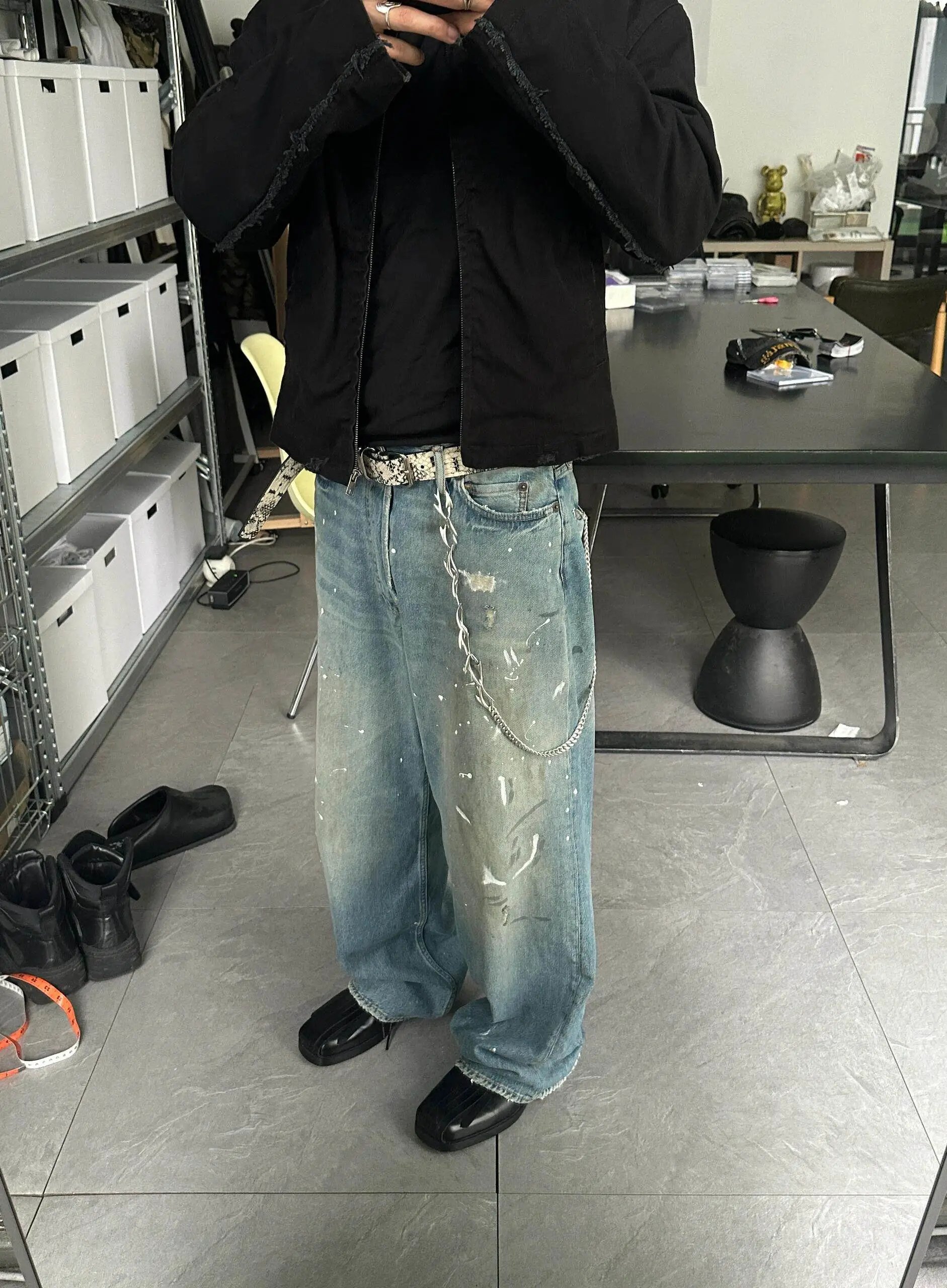 Slim Archive Logo Denim photo 8