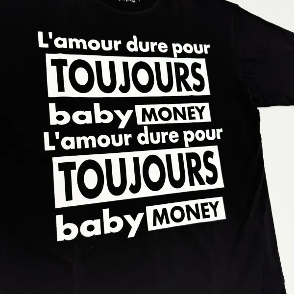 Design Bby$$$ Llf Ba T-Shirt Black - 4