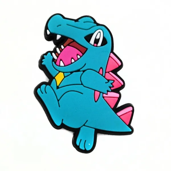 Design Totodile Rubber Charm Multicolor Accessory - 1