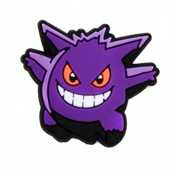 Design Pokémon Gengar PVC Charm Purple Accessories - 1