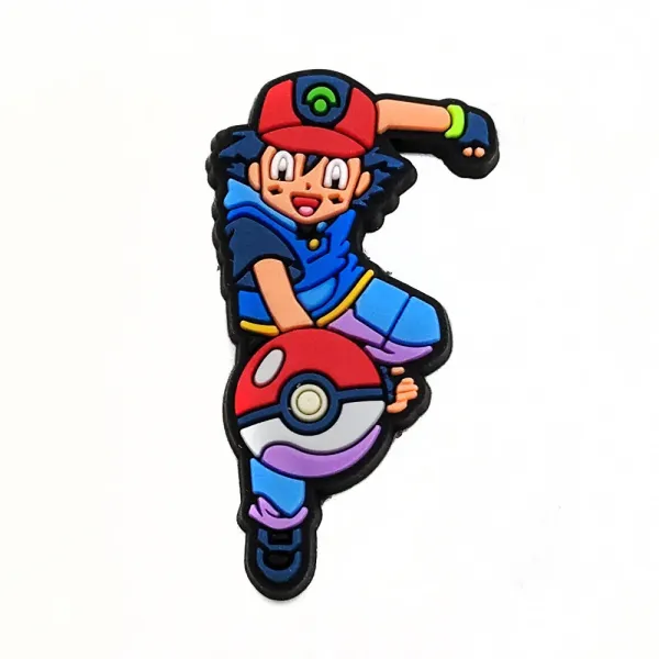 Design Pokémon Ash Ketchum PVC Charm Multicolor Accessory Accessories - 1