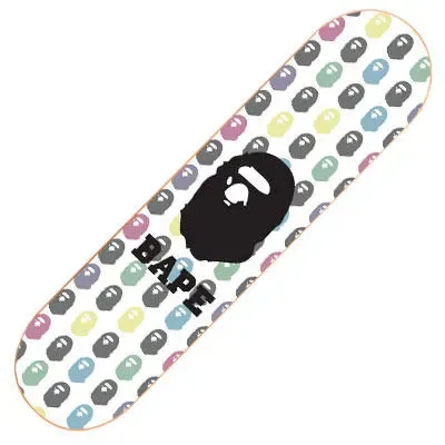 A Bathing Ape ABC Camo Skate Deck Multicolor Skateboard - 1