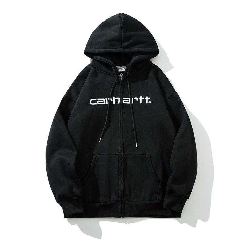 Carhartt Hoodie Zip-Up Logo Black
