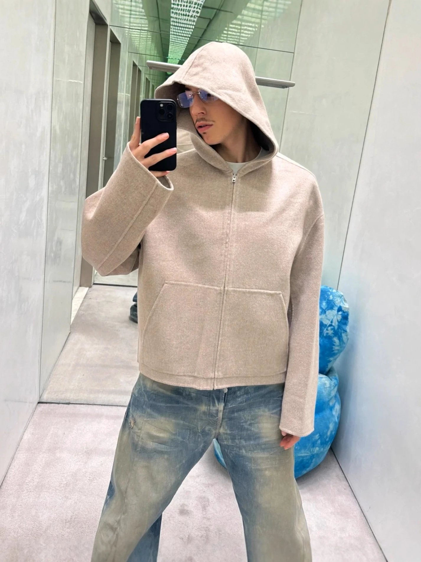 Acne Studios Fairy Tales From Acne Studios Floragatan Hoodie Beige - 5