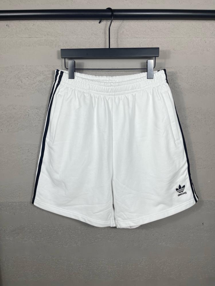 Adidas Originals Three-Stripe Shorts White