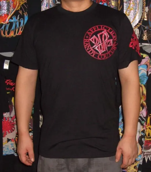 Design Affliction Randy Couture Black T-Shirt Tops.t Shirts - 1