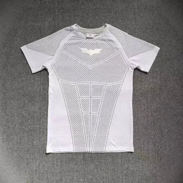 Design Batman Symbol Mesh T-Shirt Beige T-Shirts - 7