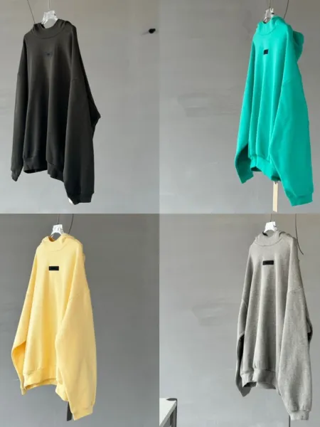 Off-White Hooded Sweatshirt Set in Turquoise Tracksuit - 2