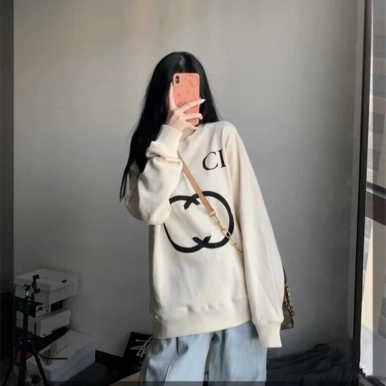 Gucci Interlocking G Logo Black Cotton Sweatshirt Hoodie - 2