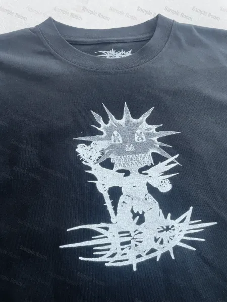 Design Graphic Print Black T-Shirt - 5