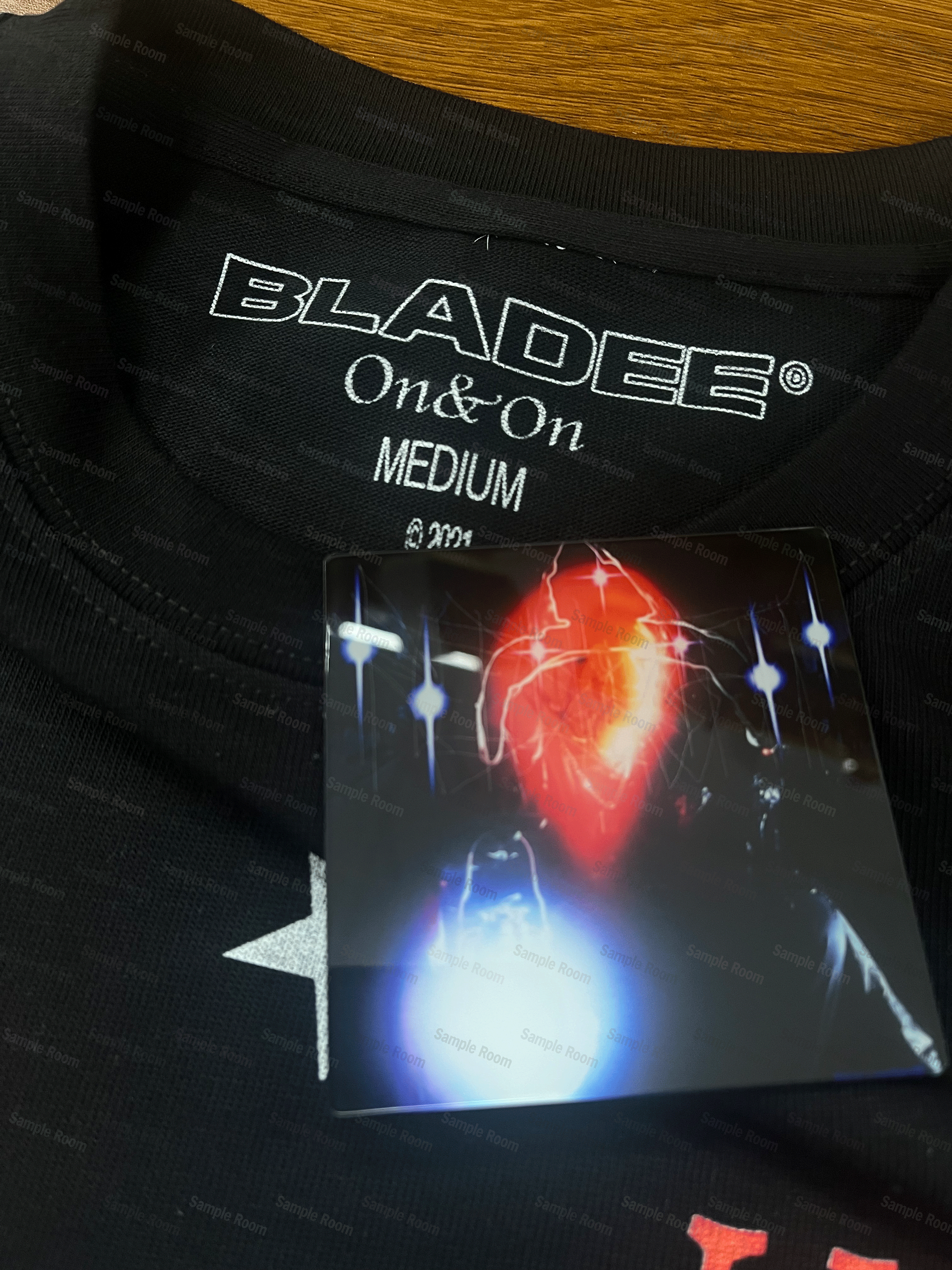 Design Bladee x Drain Red Light Black T-Shirt Tops.t Shirts - 5