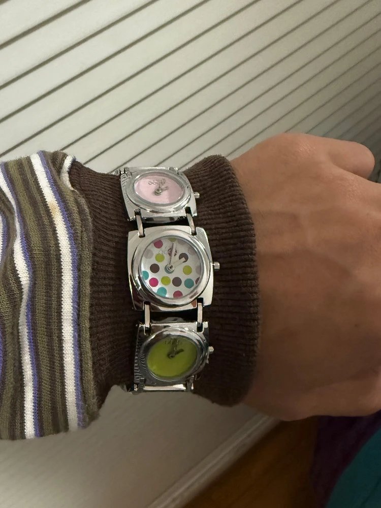 Design DKNY Three-Face Link Watch Multicolor Quartz Watch Watches - 5