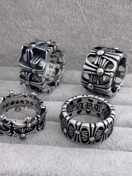 Design Floral Filigree Ring Silver Tone Jewelry - 4