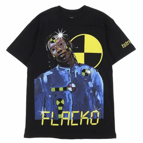 Design Crash Test Dummies Print Black T-Shirt - 5