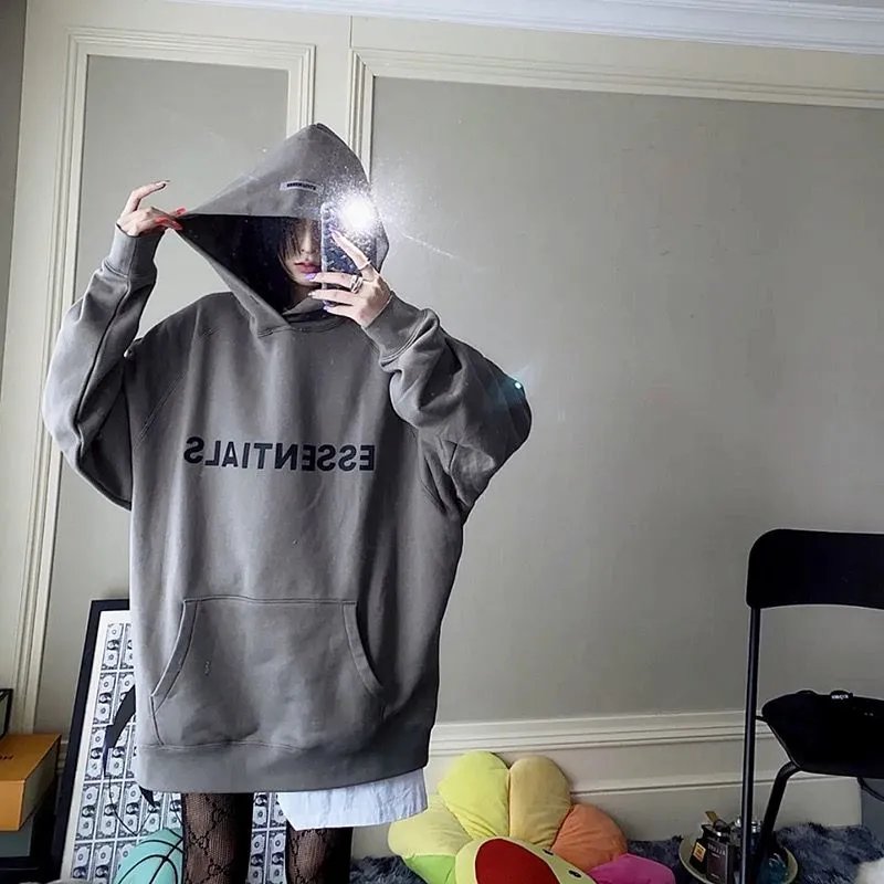 Fear of God Essentials Hoodie Gray Hoodie - 6