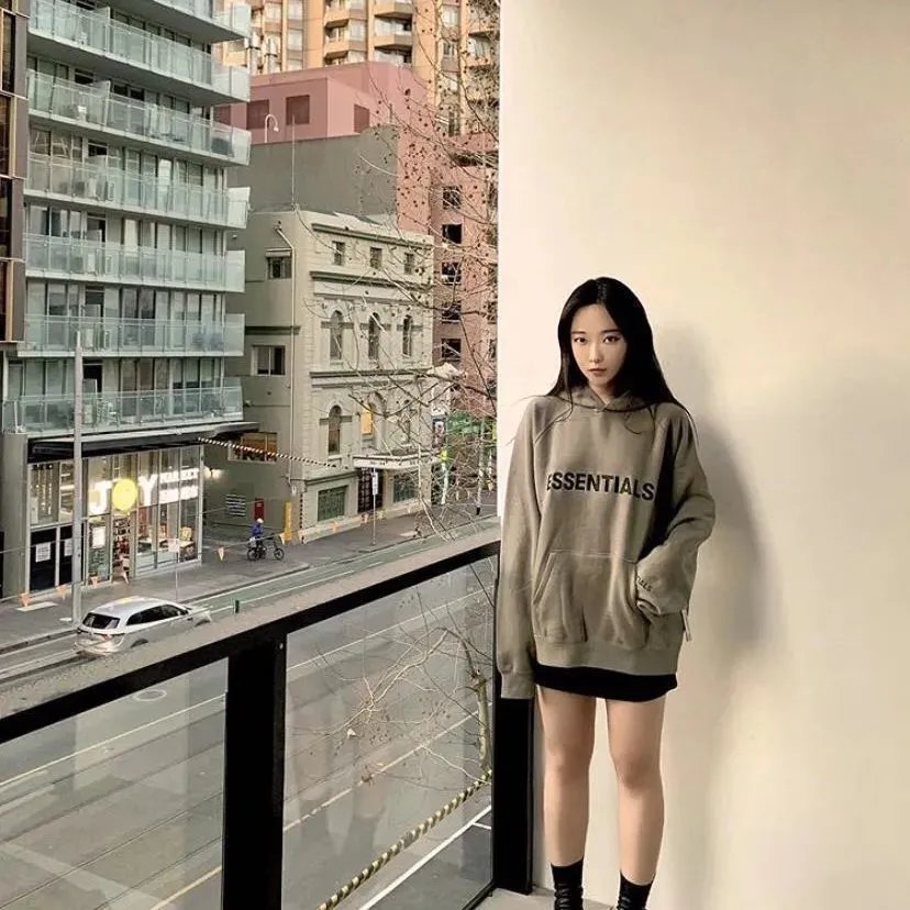 Fear of God Essentials Hoodie Gray Hoodie - 38