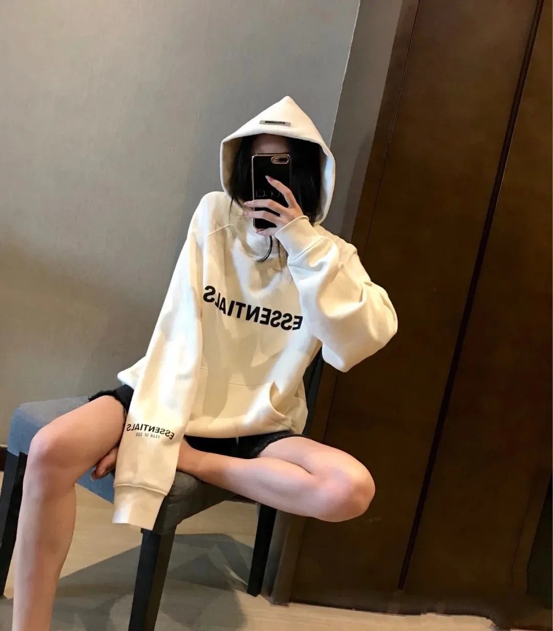 Fear of God Essentials Hoodie Gray Hoodie - 10