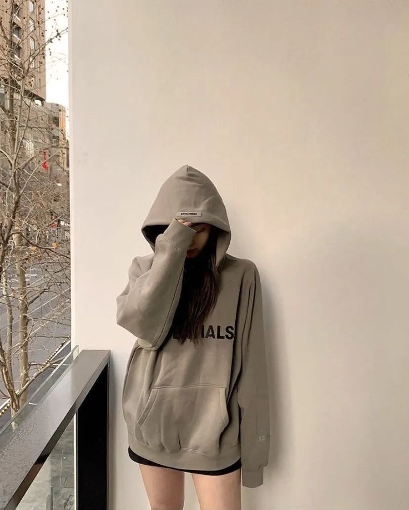 Fear of God Essentials Hoodie Gray Hoodie - 33