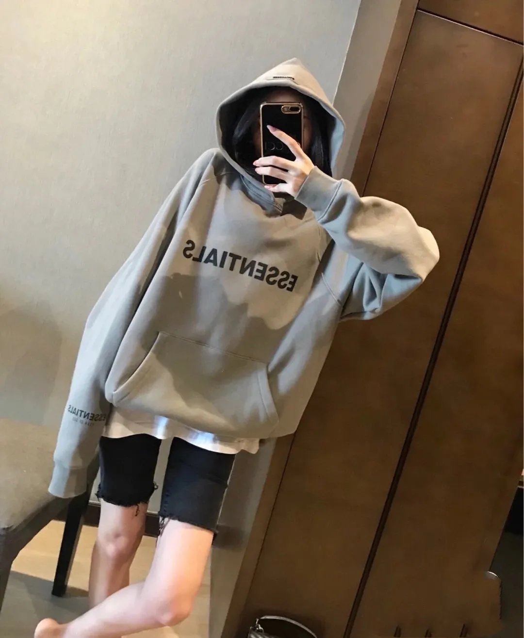 Fear of God Essentials Hoodie Gray Hoodie - 11