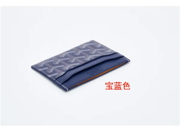 Goyard Saint-Honoré Card Holder Yellow and Green - 16