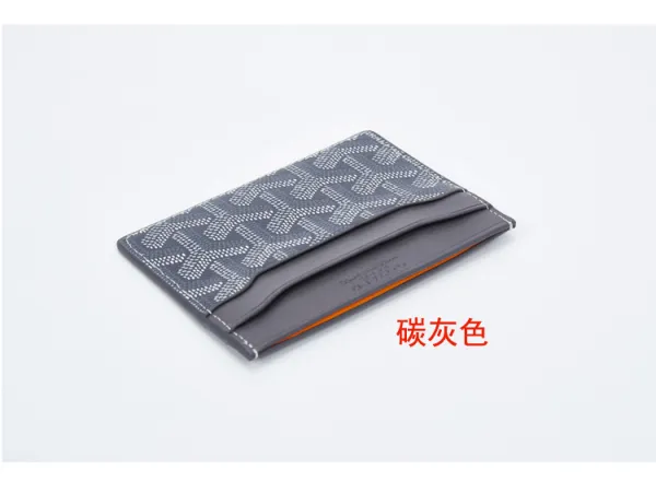 Goyard Saint-Honoré Card Holder Yellow and Green - 18