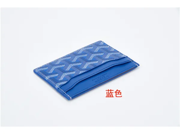 Goyard Saint-Honoré Card Holder Yellow and Green - 15