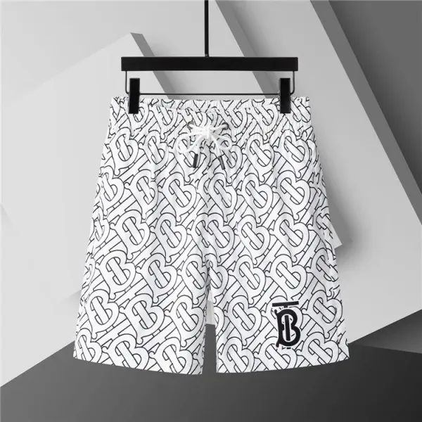 Burberry Monogram Print Swim Shorts White - 1