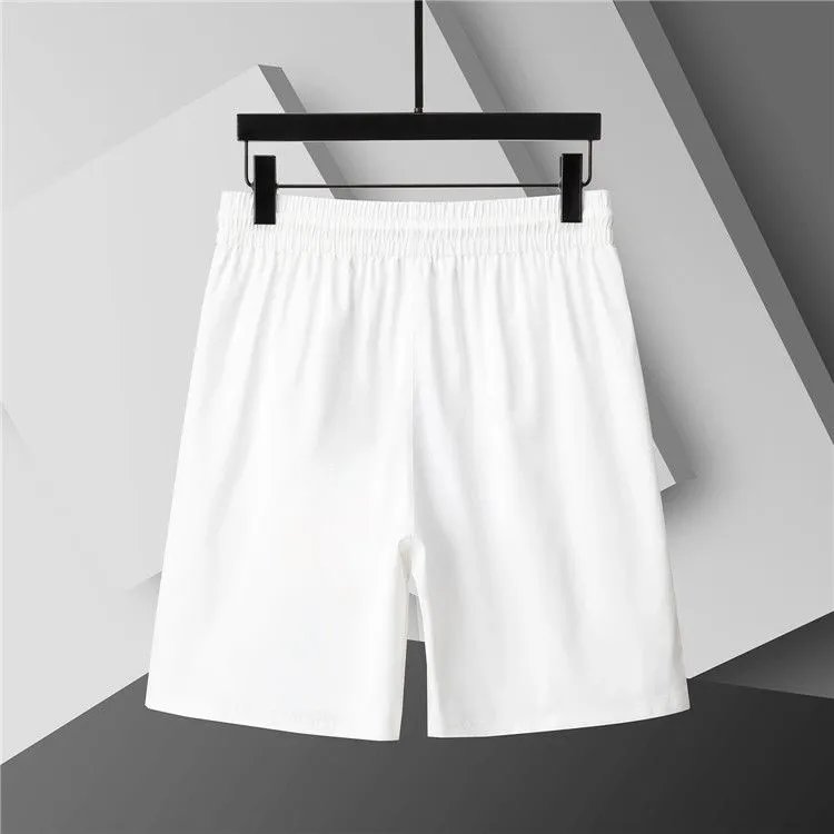Prada Triangle Logo White Drawstring Shorts - 13