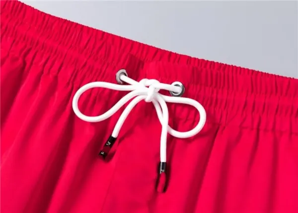 Prada Triangle Logo White Drawstring Shorts - 8