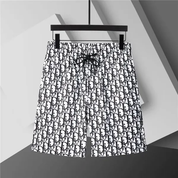 Prada Triangle Logo White Drawstring Shorts - 3