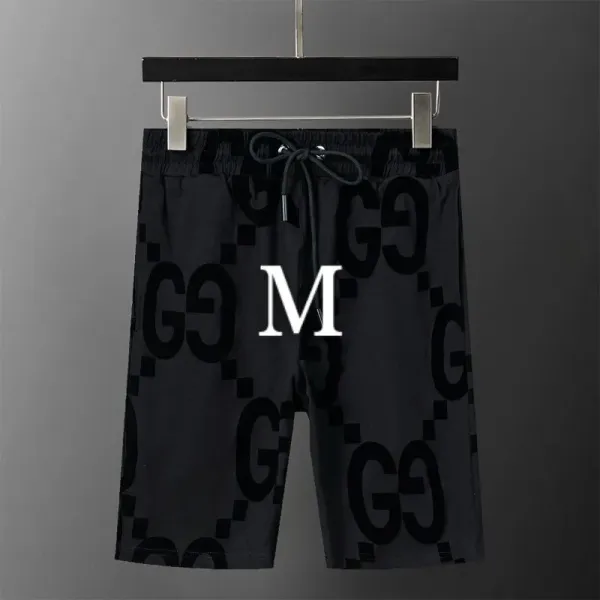Gucci GG Monogram Print Swim Shorts Black - 1