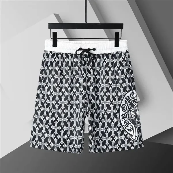 Prada Triangle Logo White Drawstring Shorts - 30