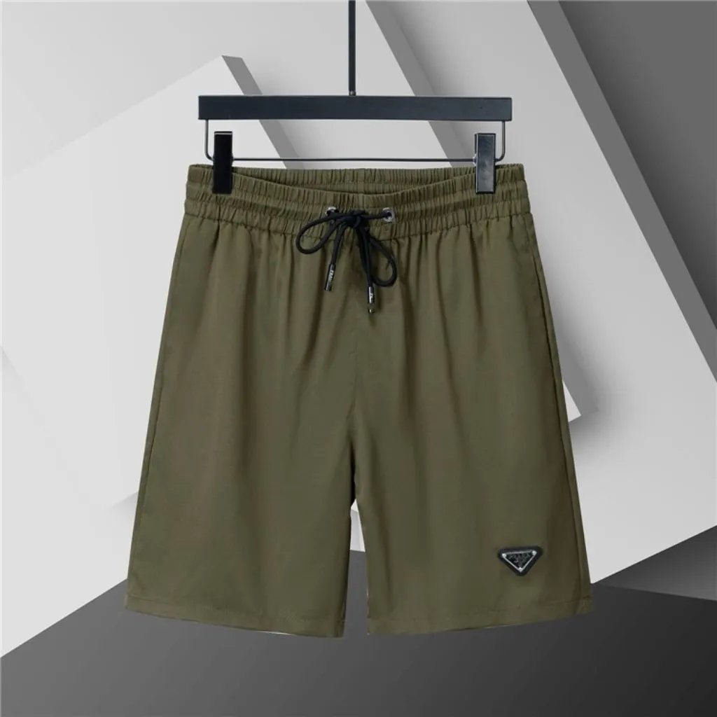 Prada Triangle Logo White Drawstring Shorts - 16