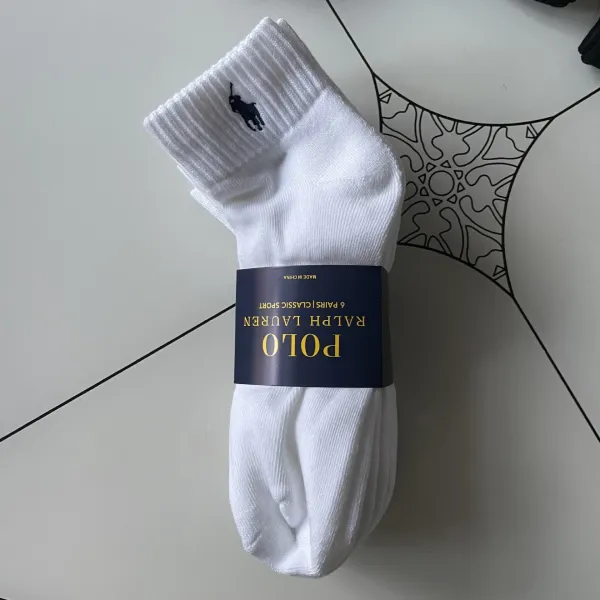Ralph Lauren Polo Classic Sport Gray Socks - 12