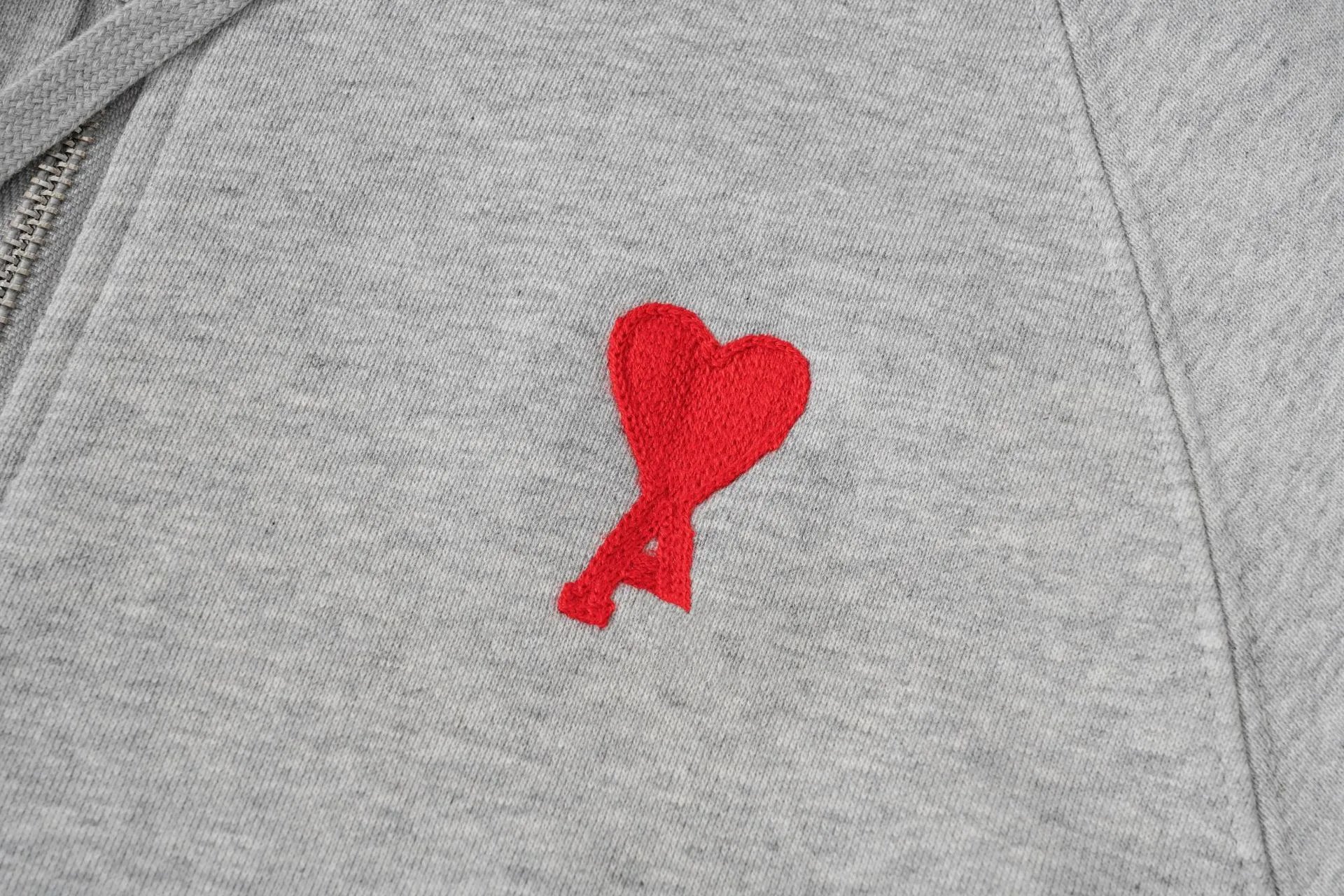 Ami Cuninkon Heart Embroidery Pink Sweatpants - 13