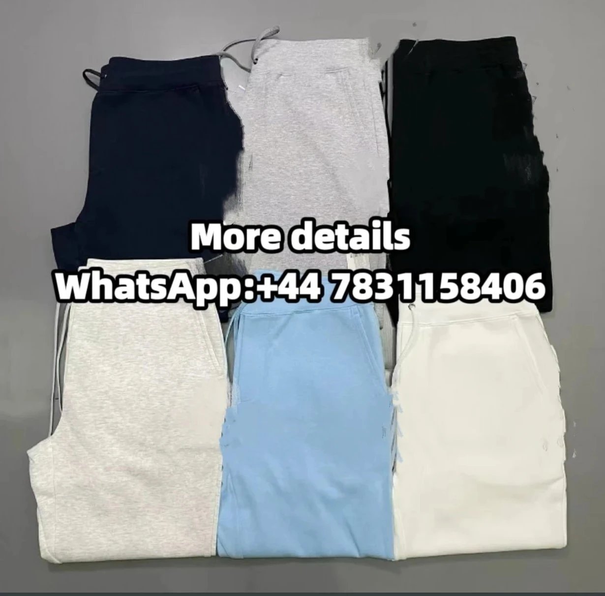 Double-Faced Fabric Sweatpants