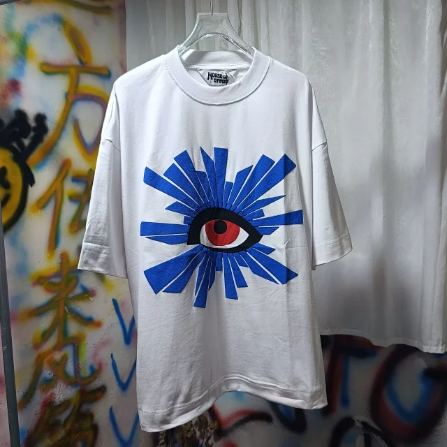 House of Errors T-Shirts Oversized Eye Graphic T-Shirt product detail image 11